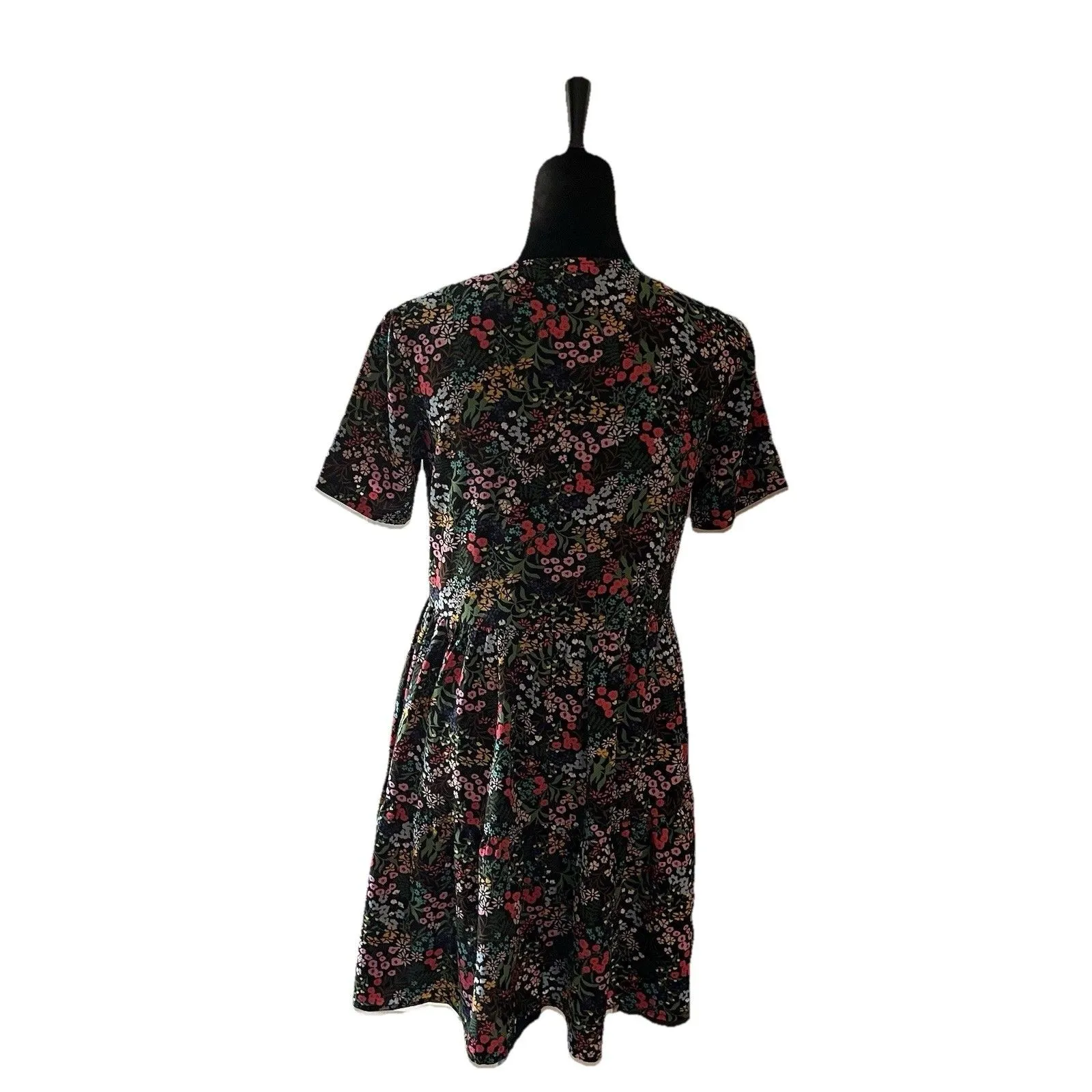 Jacqueline de Yong Dress Sz 34 Floral Tiered Size M - Image 2