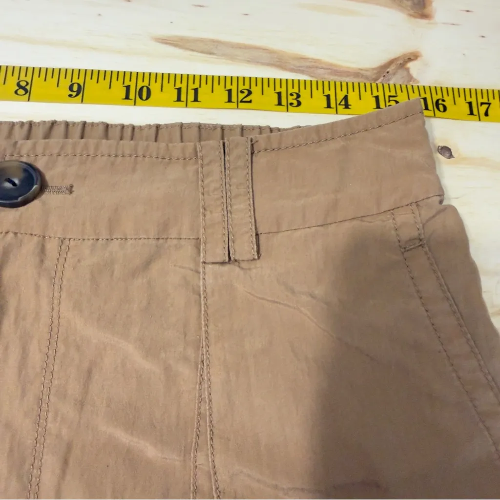 Vince Pants Womens 8 Brown Wide Leg Baggy Cargo Utility Minimalist Trouser Y2K - Image 6