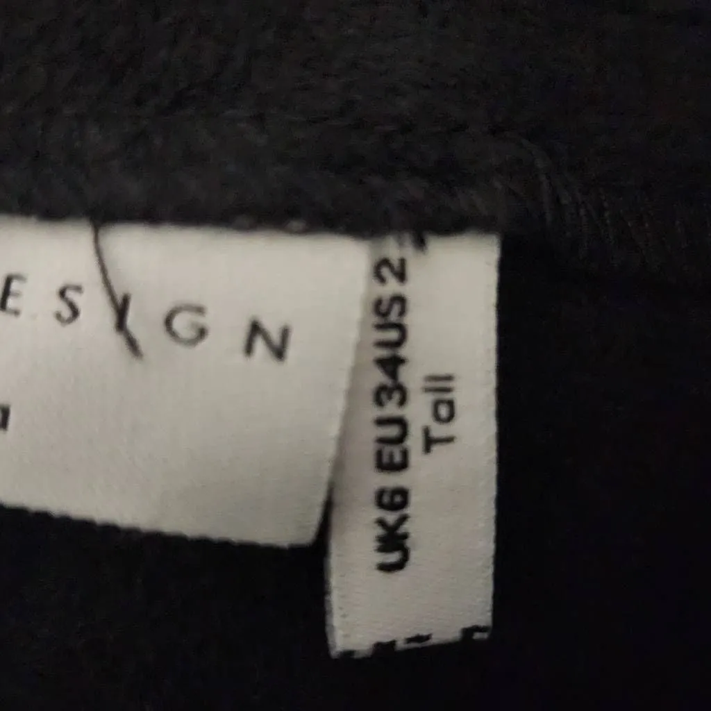 Asos Black Faux Leather Skinny Pants Size 2 Tall Black Leather Pants - Image 7