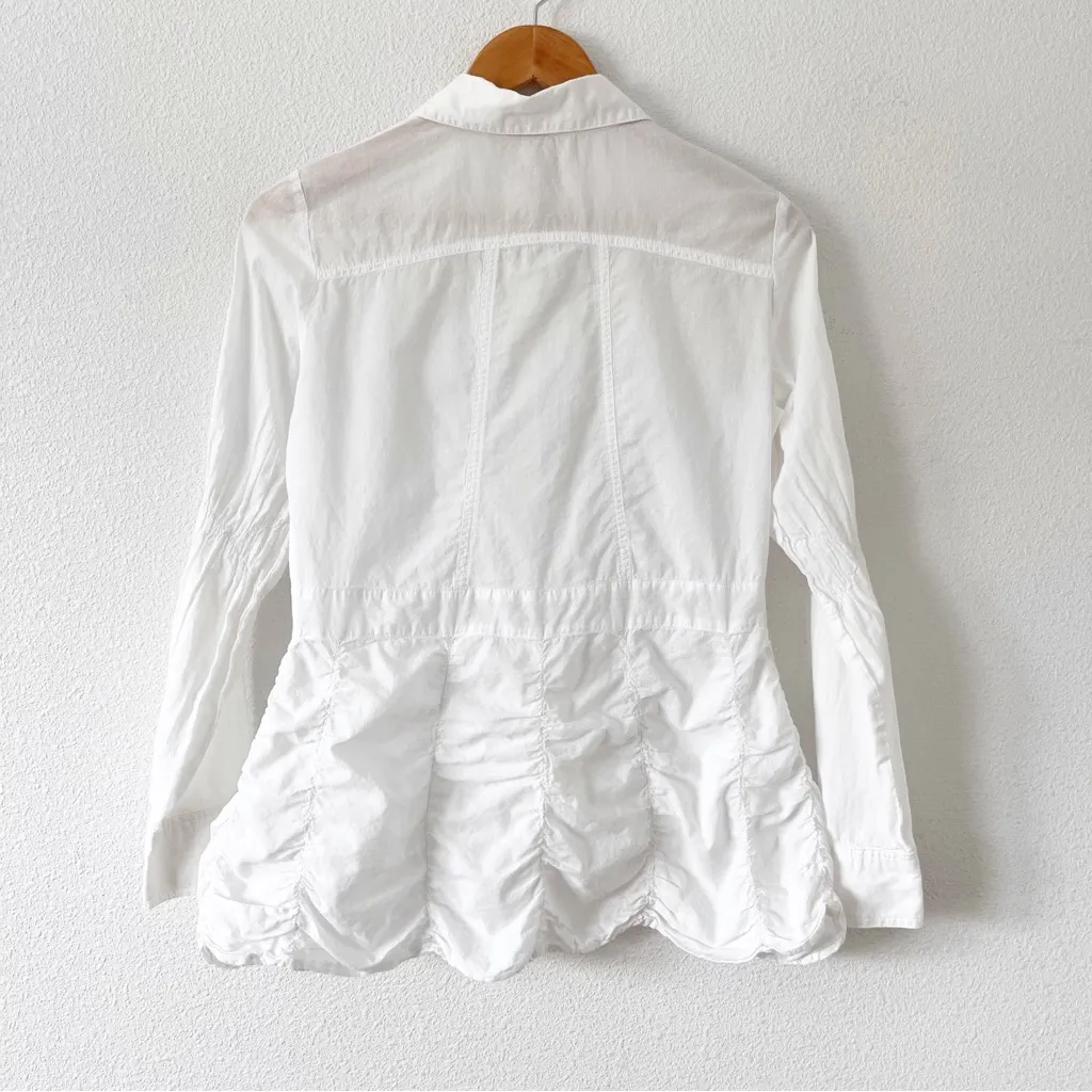 Sundance Long Sleeve Button Down Shirt in White Size undefined - Image 8