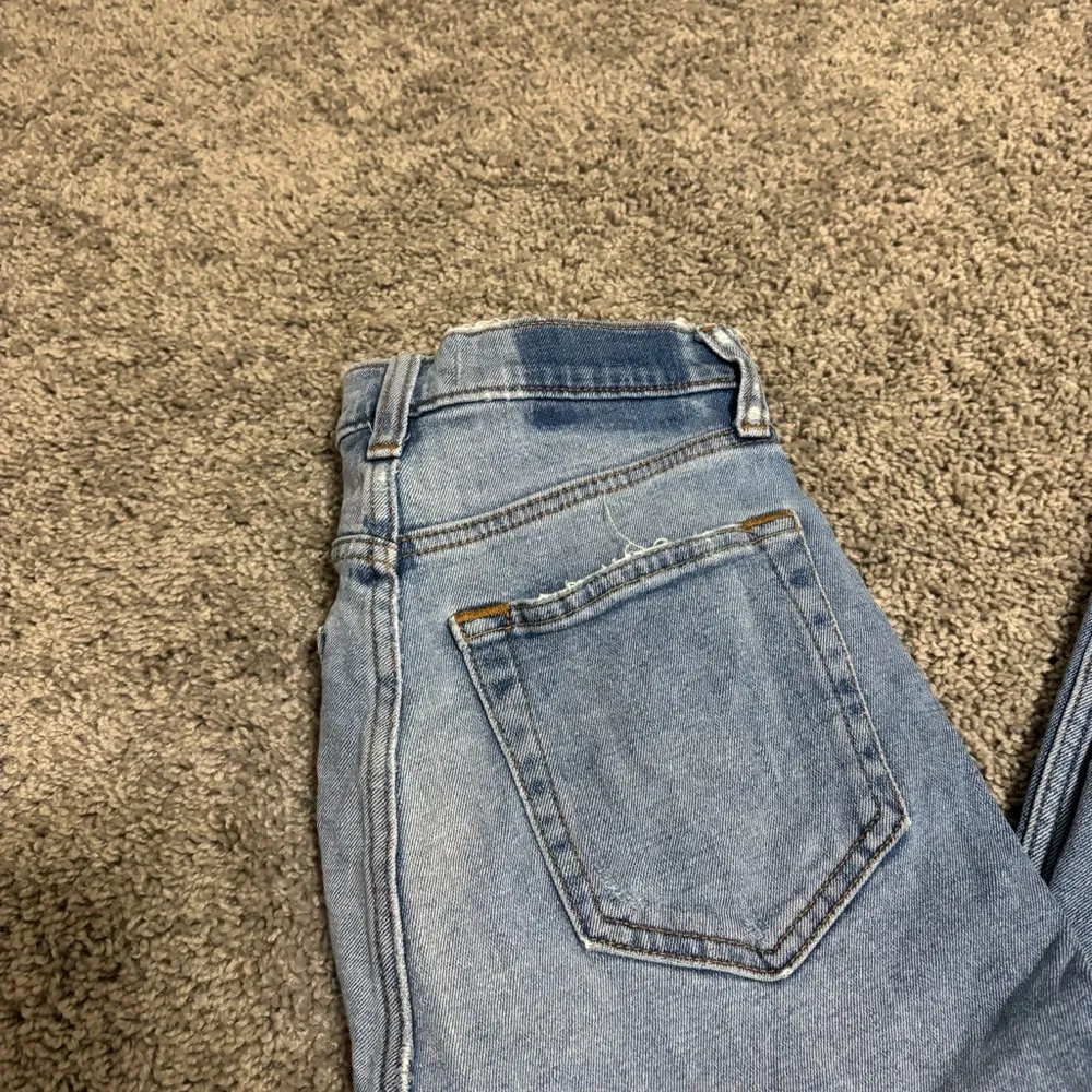 Abercrombie & Fitch Curve Love Ankle Straight Ultra High Rise Size 24/00 Short - Image 3