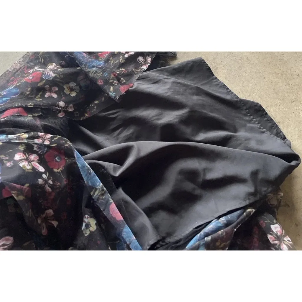 DIsney Snow White Black floral Tulle Skirt by Lauren Conrad Women’s Size M - Image 10