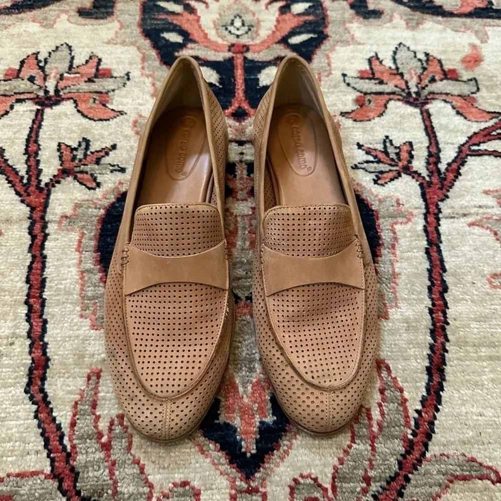 Corso Como Perforated Leather Carlynee Loafers - Image 5