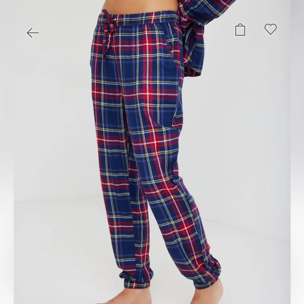 Garage Jogger Blue Plaid Pant - Image 2