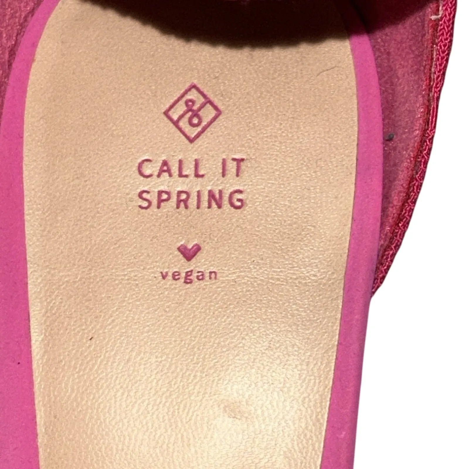 Call it spring Woman’s  Pink Chunky Heels Size 10 - Image 6