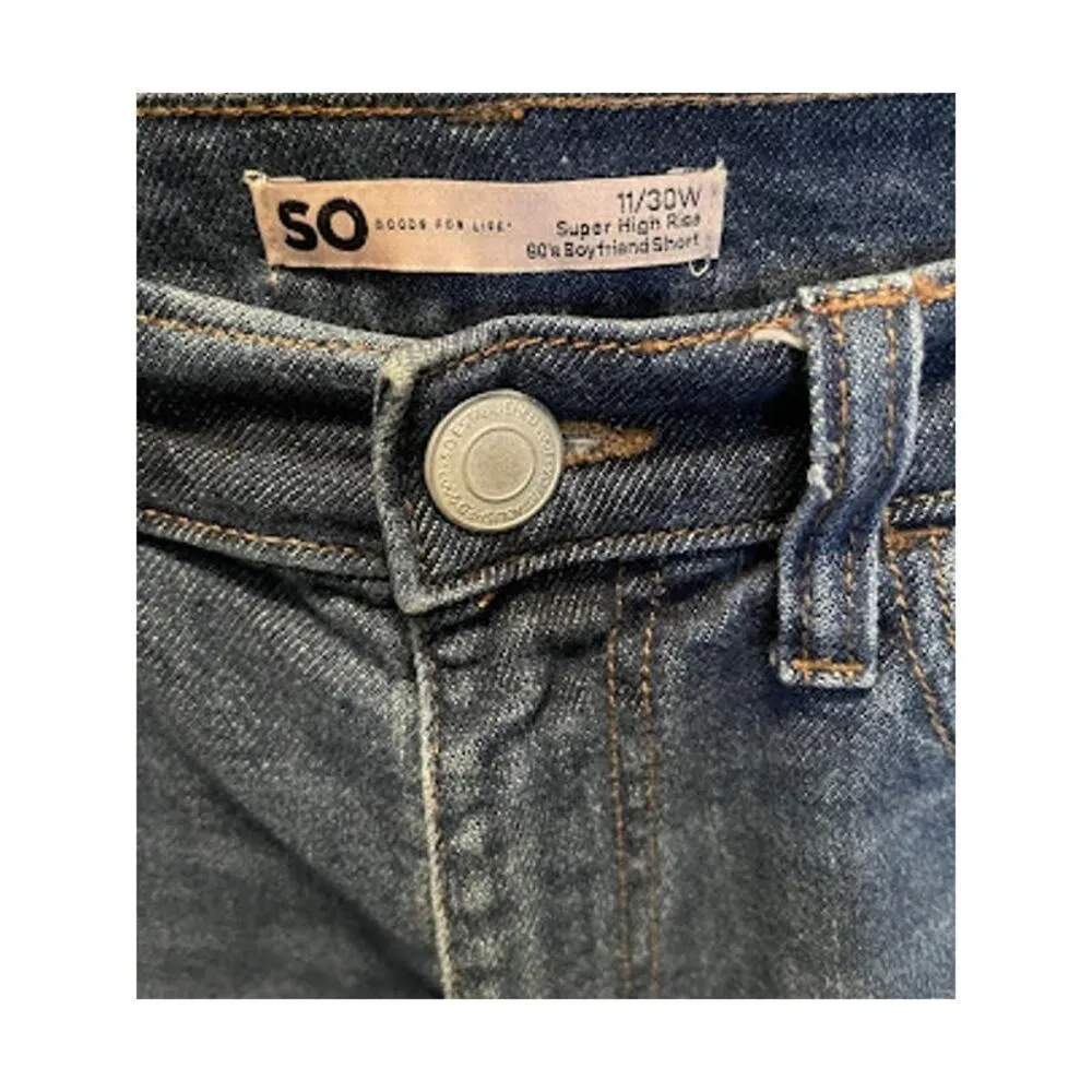 So Goods For Life Super High Rise 90's Boyfriend Shorts Size 11/30W - Image 2
