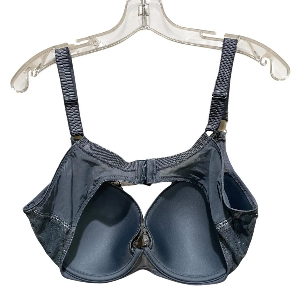 Chantelle Underwire Bra Blue Gray Womens Size 36DD Full Coverage Supportive - Image 6