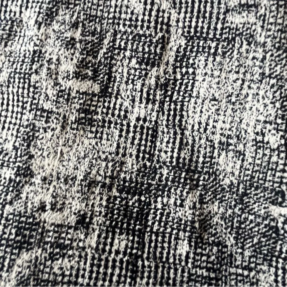 MM Lafleur Noho Pencil Skirt Womens 0 Black Crackle Print Tailored Ca - Image 4