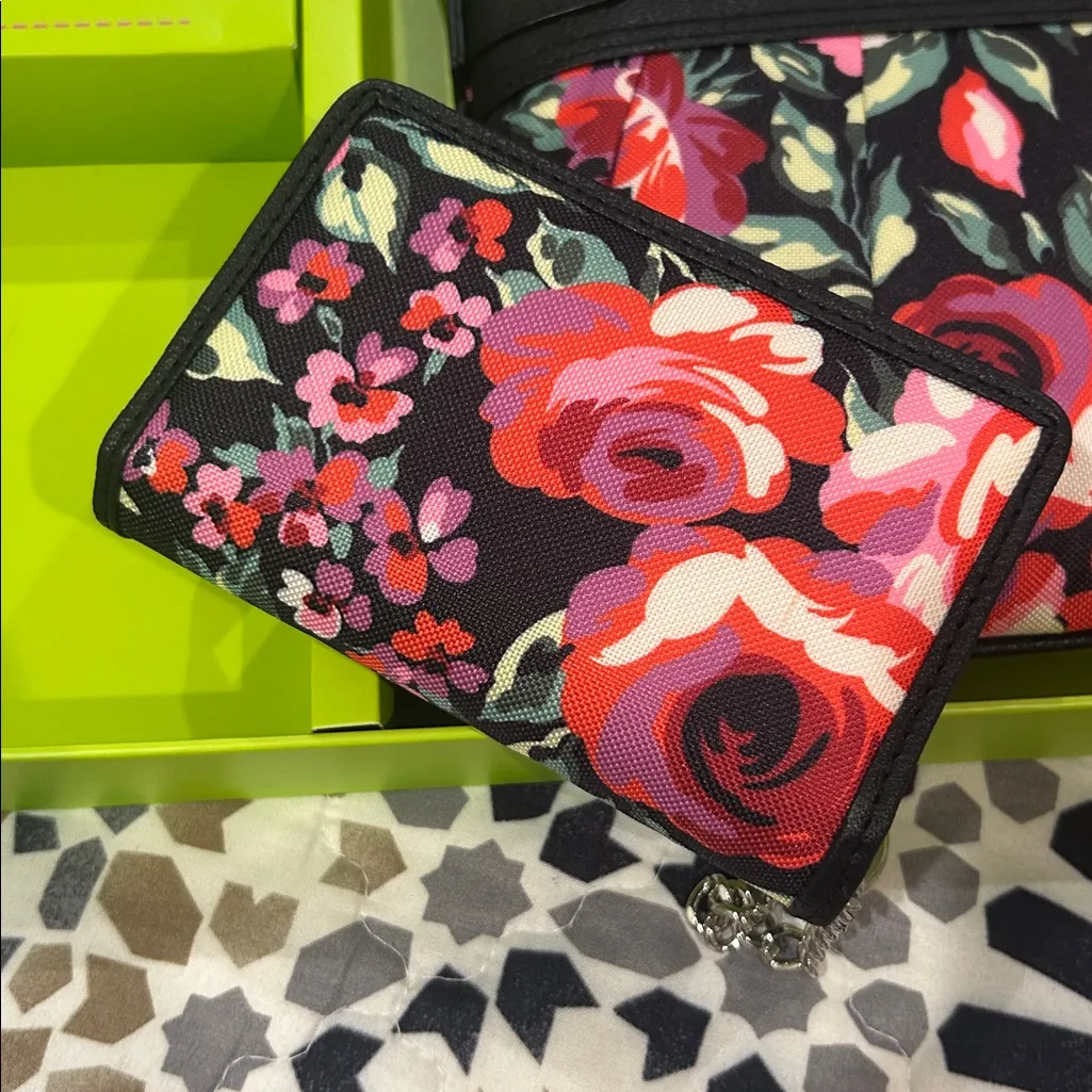 Lily Bloom New boxed set crossbody and small wallet gift floral cottagecore - Image 3