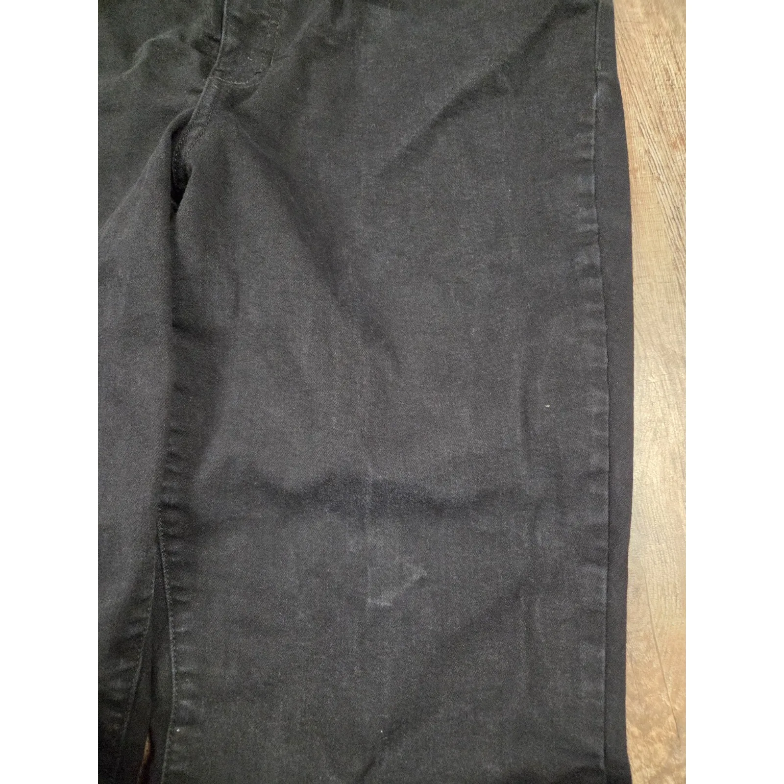 Talbots Straight Leg Stretch Jeans Black Denim Size 18 - Image 2