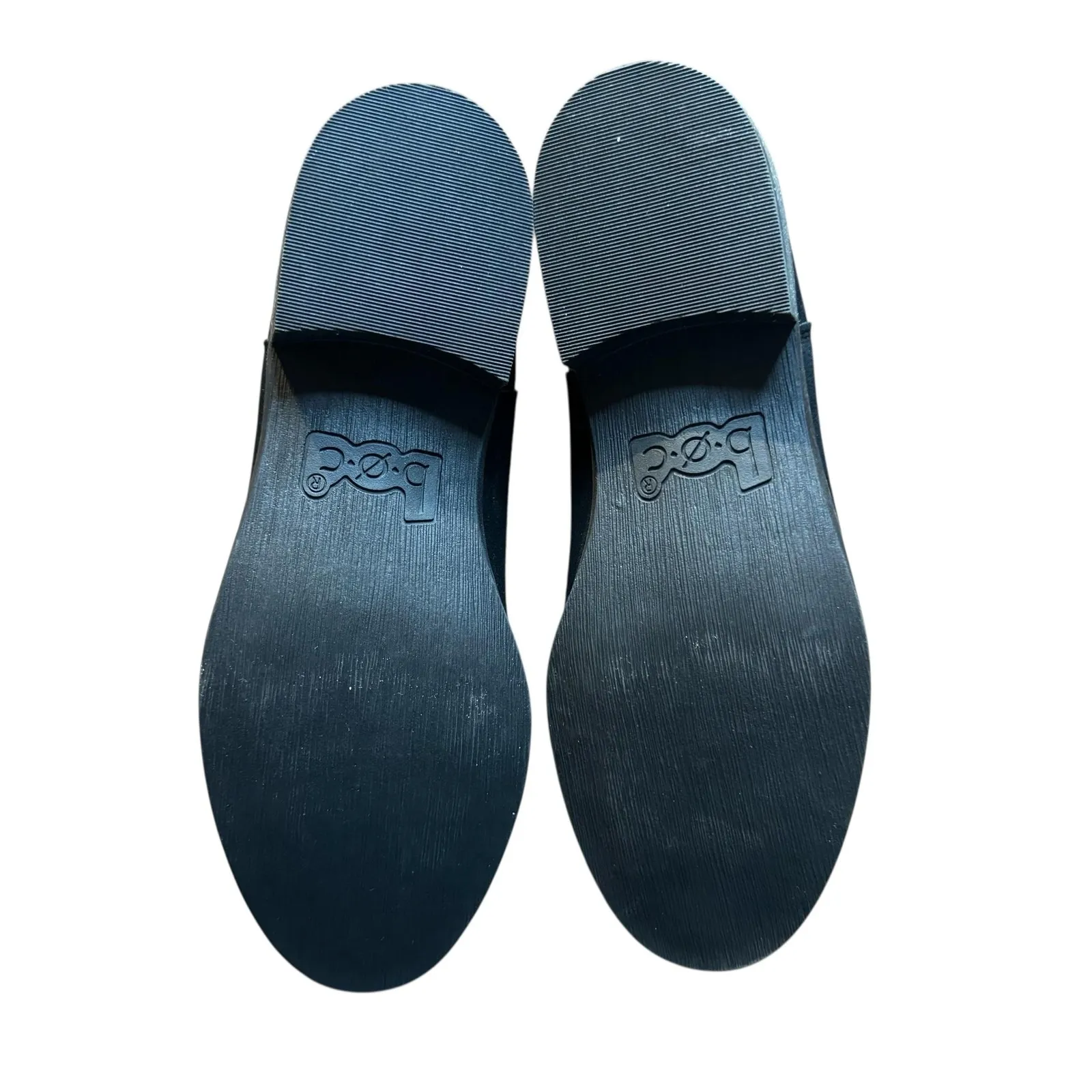 b.o.c‎ Chelsea Boots Womens Size 8 Black Leather Upper Memory Foam Ankle Pull On - Image 9