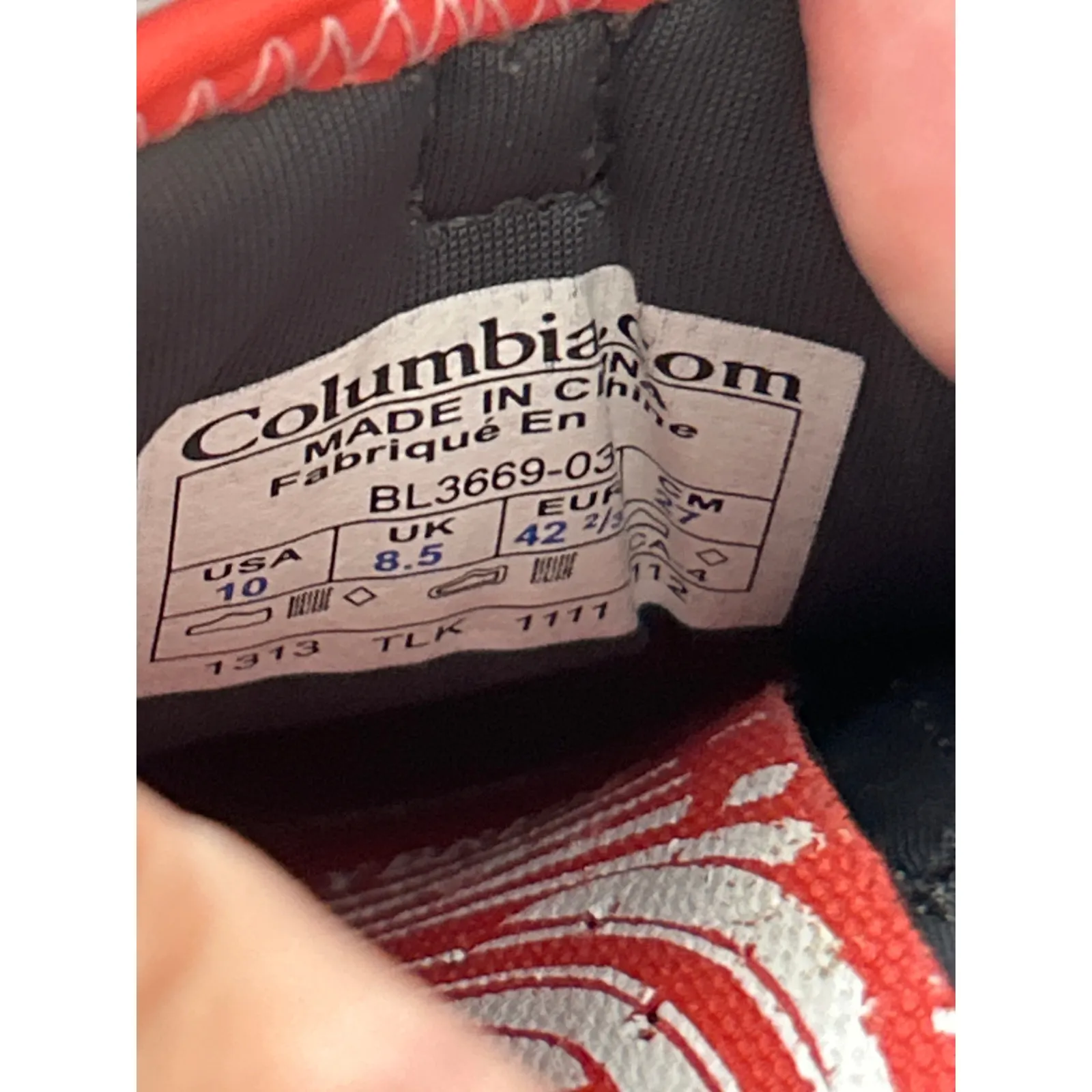 Columbia Sneakers 10 Gray Salmon Techlite Outpost Hybrid 2 Omni-Grip Bungee - Image 5