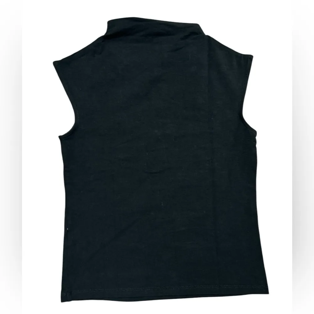 J. Crew Women’s Stretch cotton-blend mockneck floral embellishment Size XS - Image 3