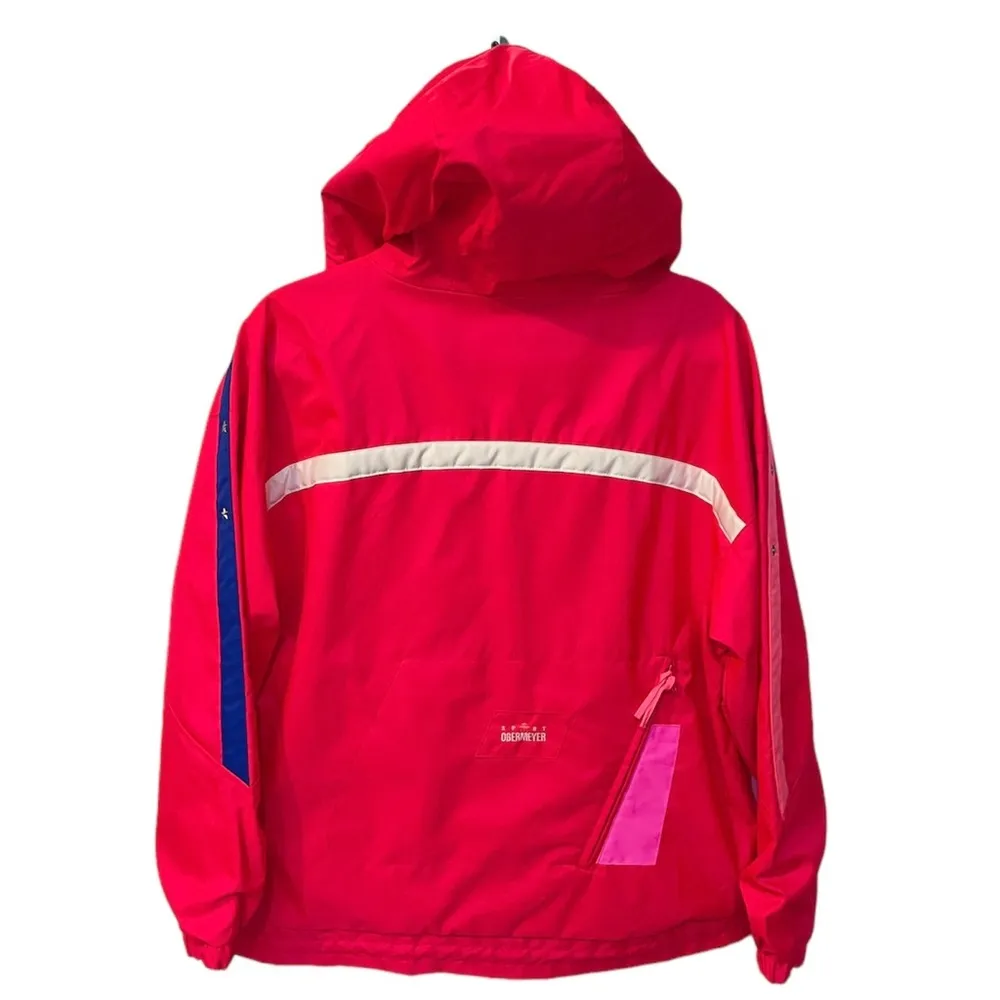 Vintage Hot Pink Obermeyer Sport Ski Jacket SHELL Ladies 8 Snowboarding Snow - Image 2
