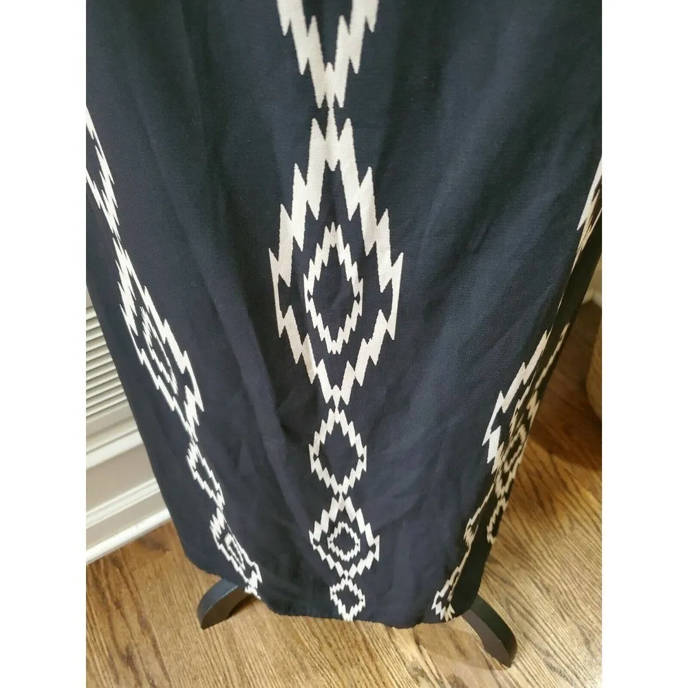 Ezra Boutique Dress maxi Geometric Size Small - Image 4