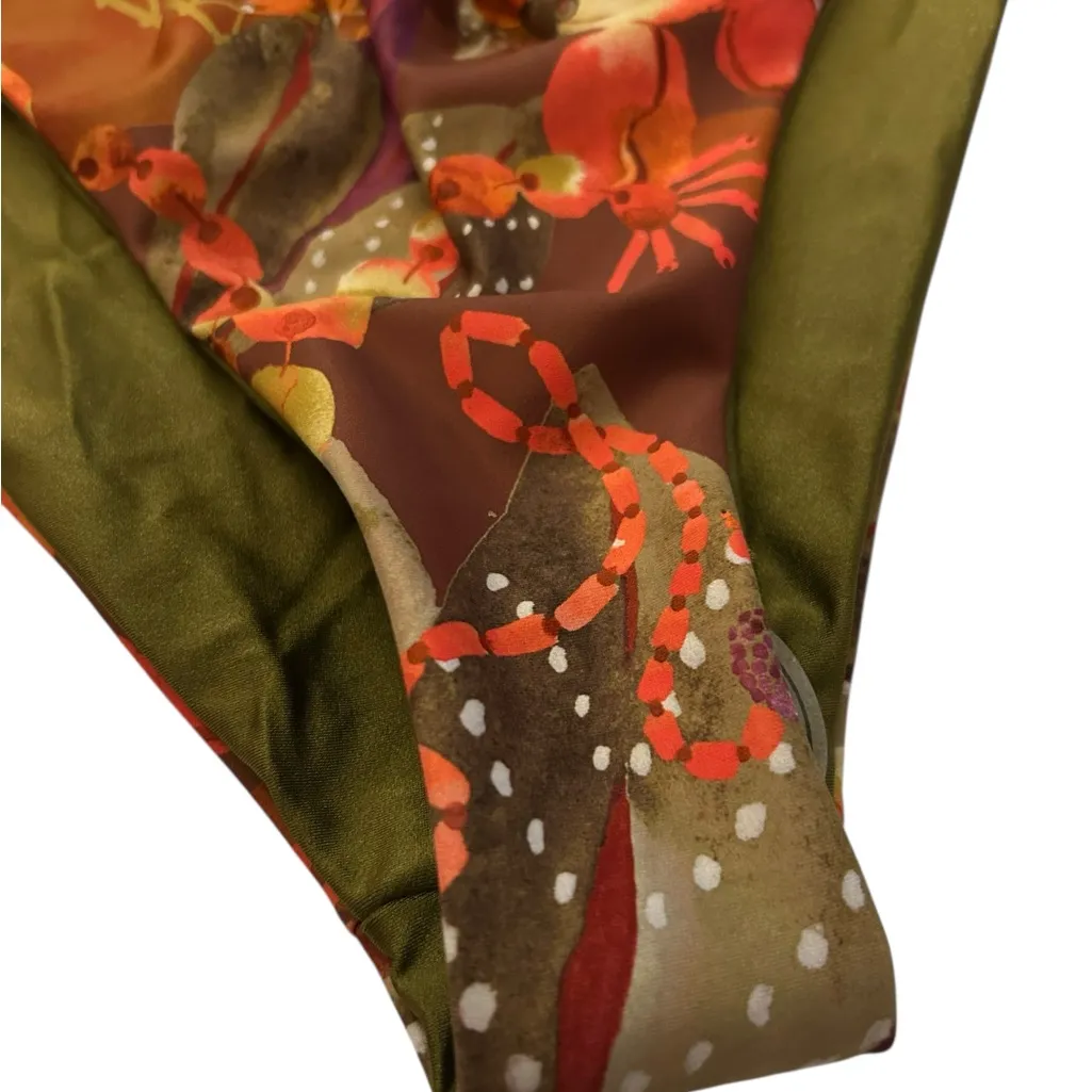 NWT Andrea Iyamah Reversible Bikini Bottom Medium Anthropologie Uwa Kola print - Image 4