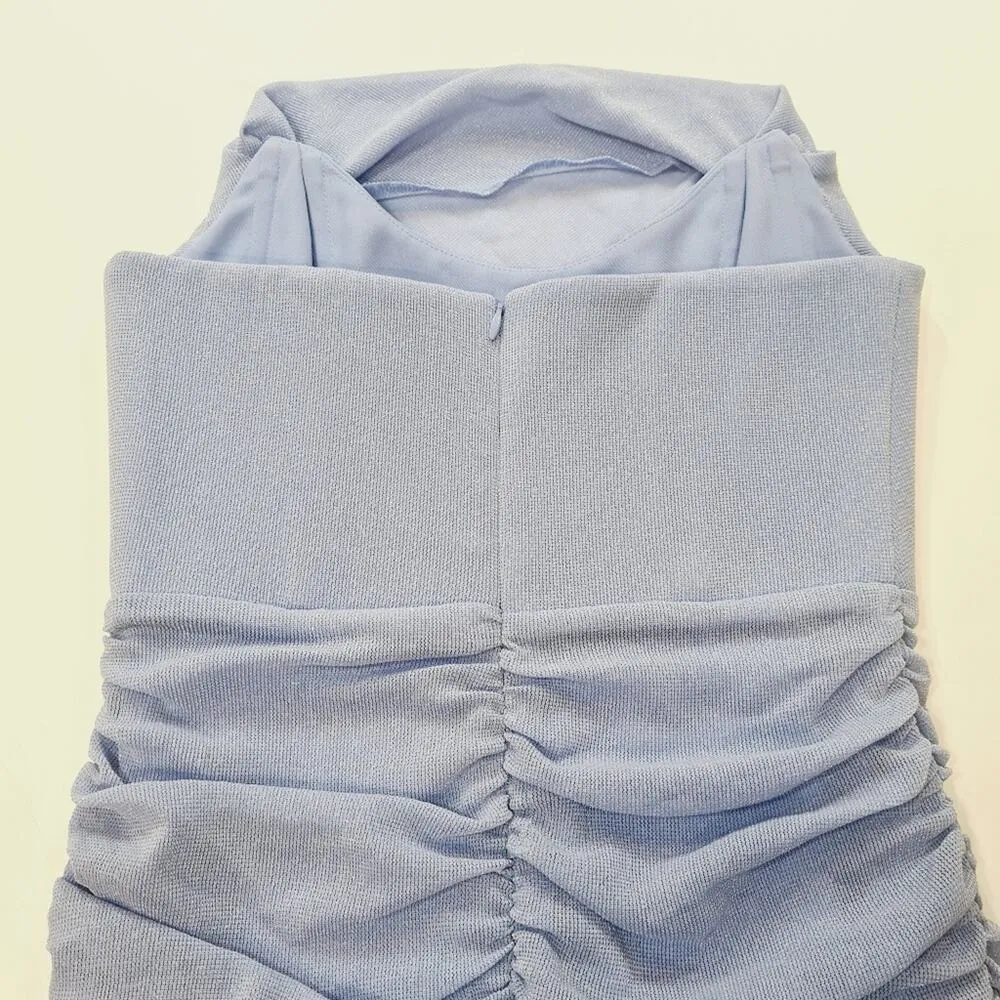 Michael Costello x REVOLVE India Midi Dress in Periwinkle XS - Image 8