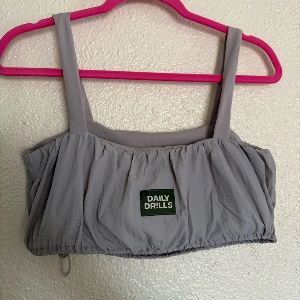 Daily Drills grey Bubble Bra size small - Image 2