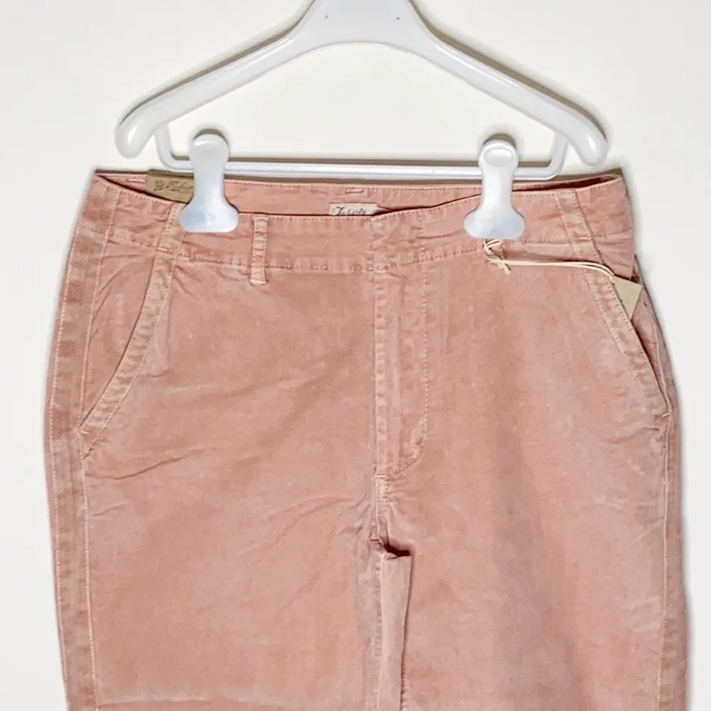 Faherty Velvet Tuxedo Pants In Rosewater size 27 - Image 6