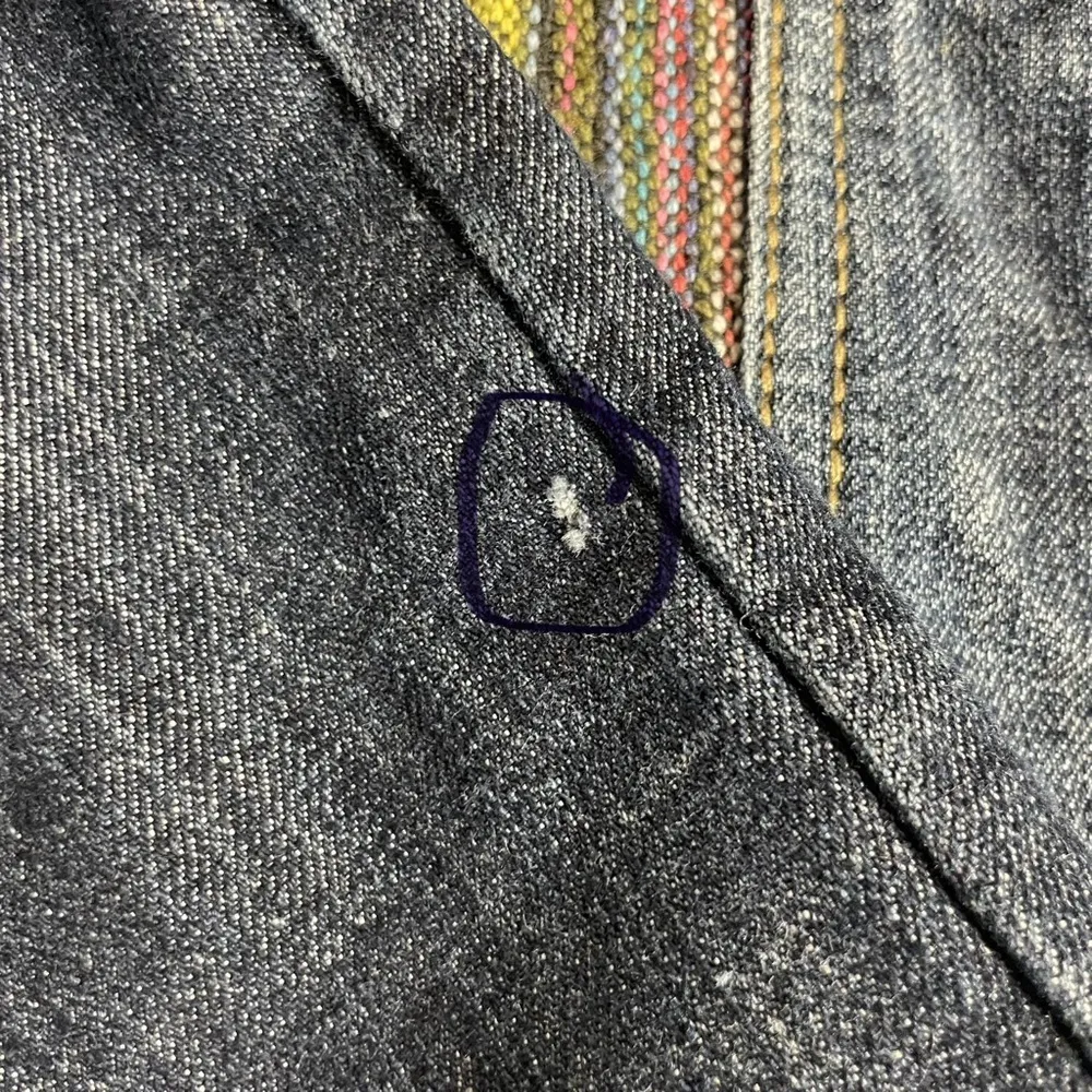 Hot Kiss Denim Jean Jacket Western Southwestern Embroidered size M - Image 13