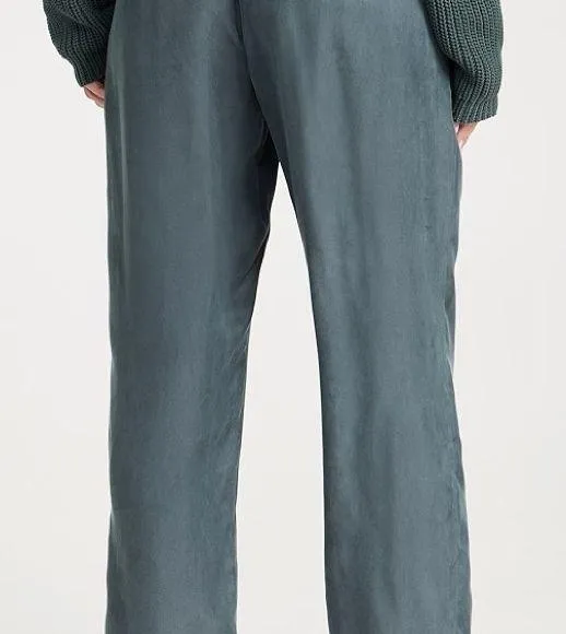 Jenni Kayne Rio Trouser Elastic Waist Pockets Pull On Navy Blue Pants Size L Size L - Image 2