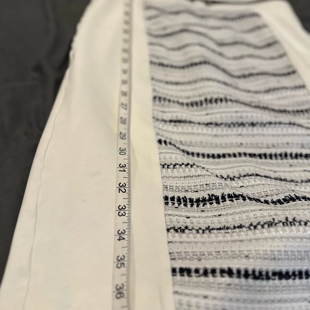 White House Black Market Womens Sz: 10 Tweed Inset. Sheath Sleeveless Dress. - Image 6