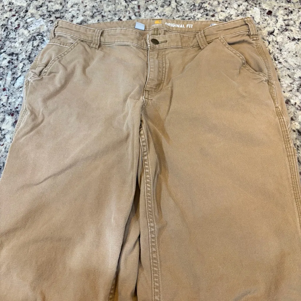 Carhartt Original Fit Khaki Pants - Image 2