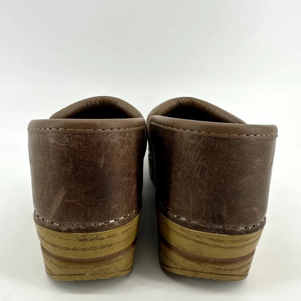Dansko Professional Clog Leather Arch Rocker Anti-Fatigue Butterscotch 7.5 - Image 5