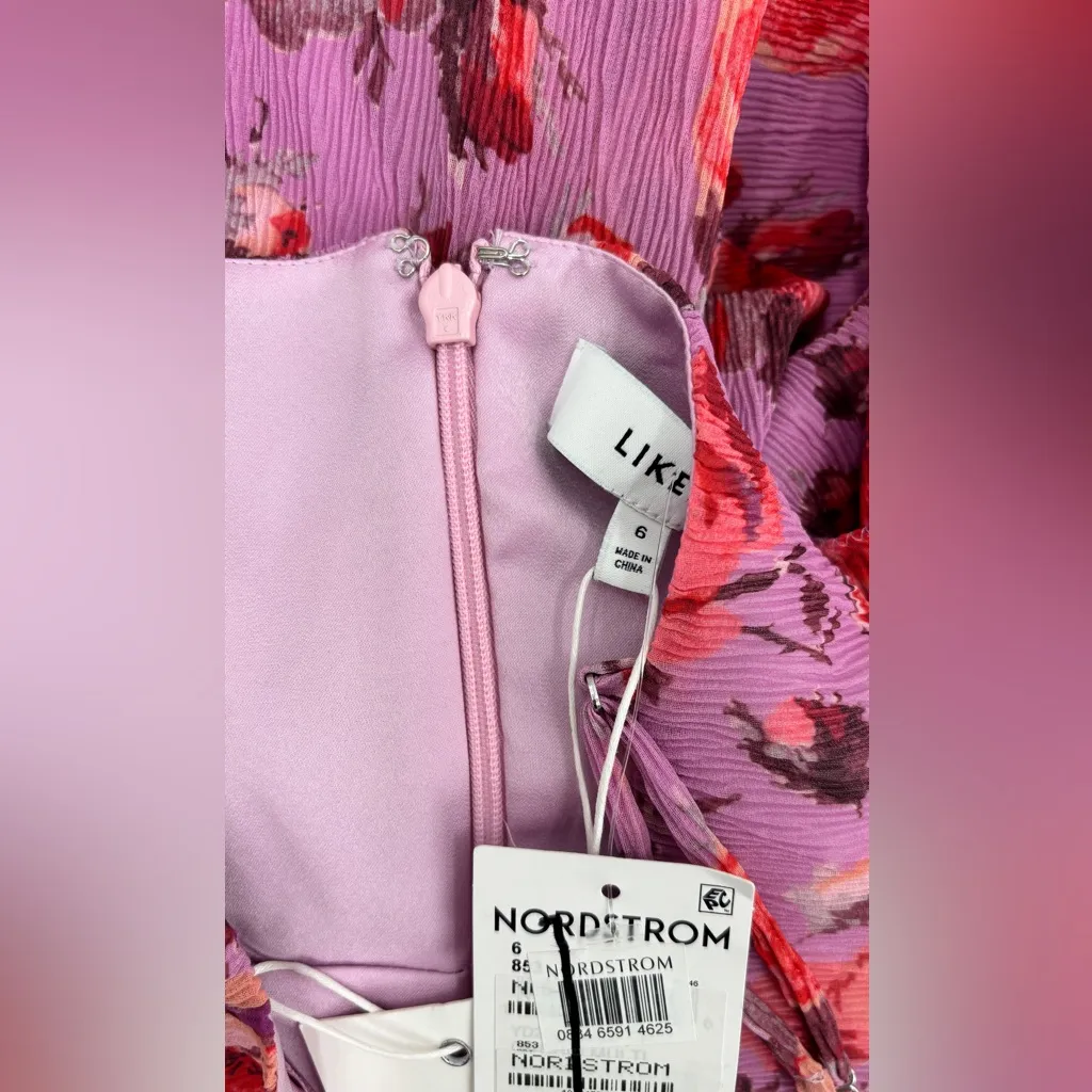 LIKELY Adriana Dress in Orchid Multi - Image 5