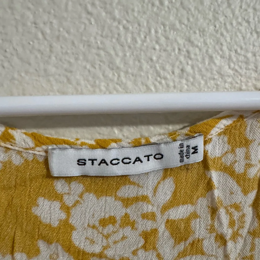 Staccato Mustard Floral Blouse - Image 2