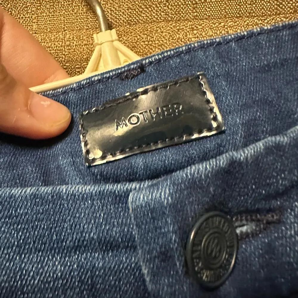 MOTHER Woman’s Jeans The Looker Crop Bright Eyes Blue Size 29 - Image 2