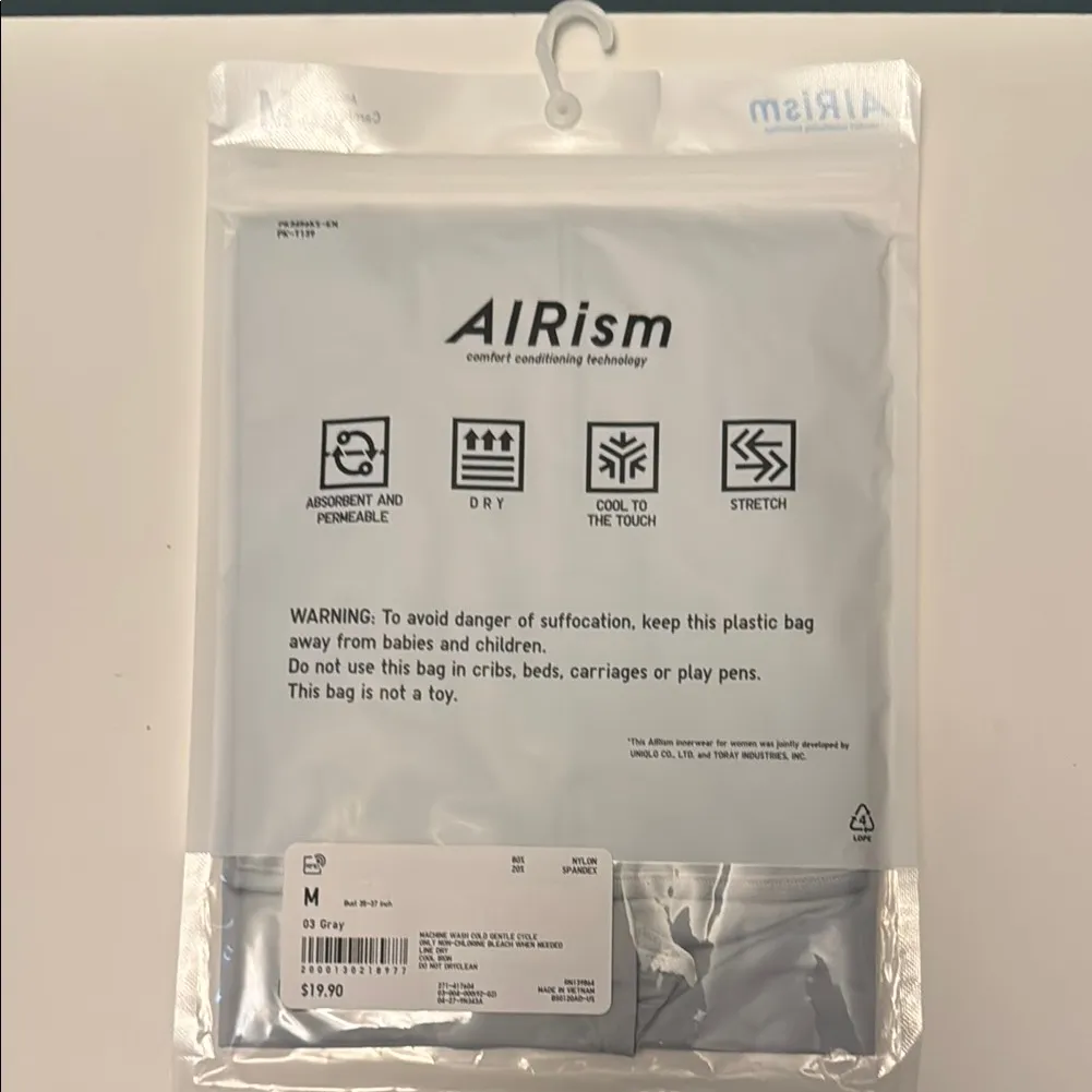 Uniqlo x Alexander Wang Light Gray AIRism Top - Image 2