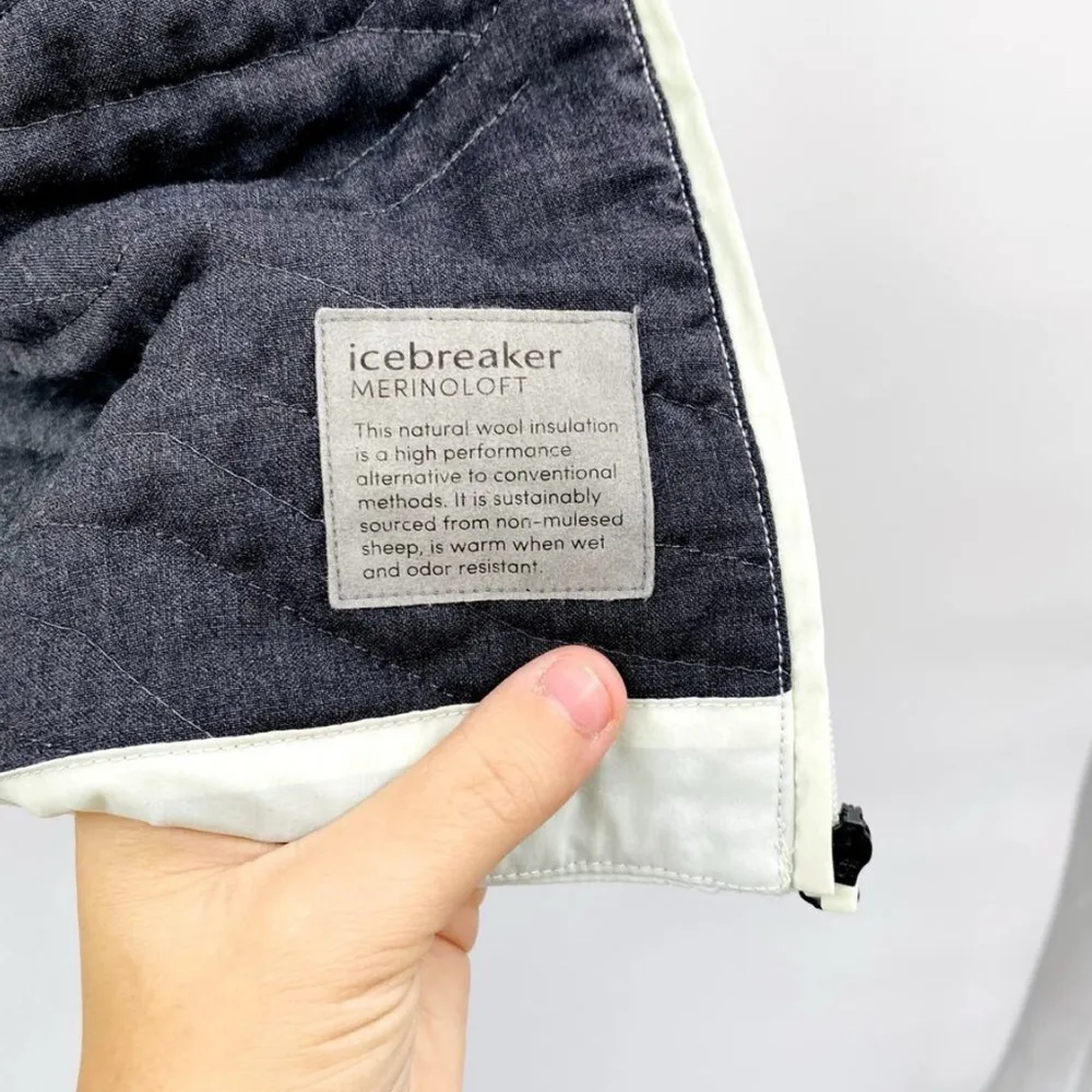 Icebreaker MerinoLoft Ainsworth Liner Jacket Mint Green Size Small - Image 5