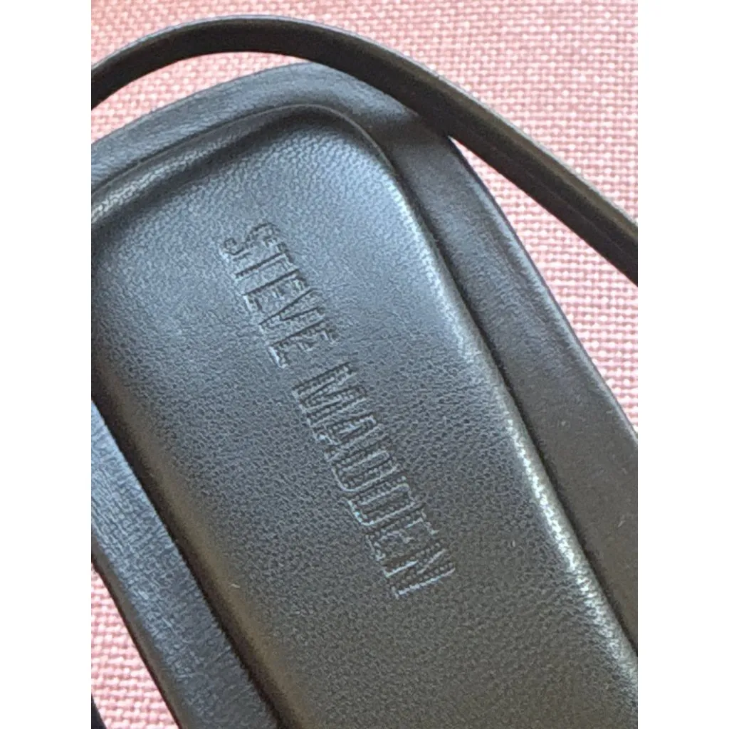 Steve Madden Locke High Heels in Black 8.5 with box Womens Sandals - Image 8