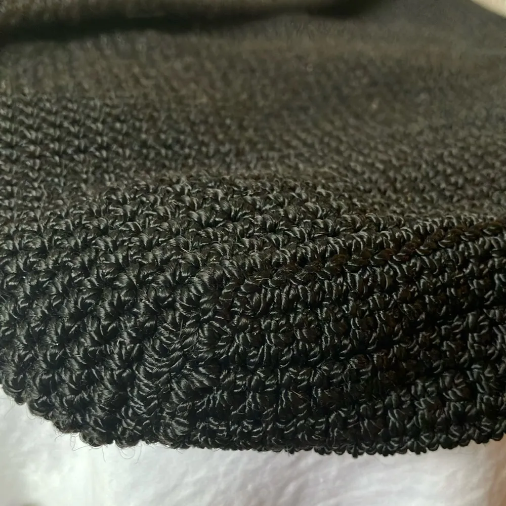 The Sak: Black Woven Shoulder Bag - Image 10