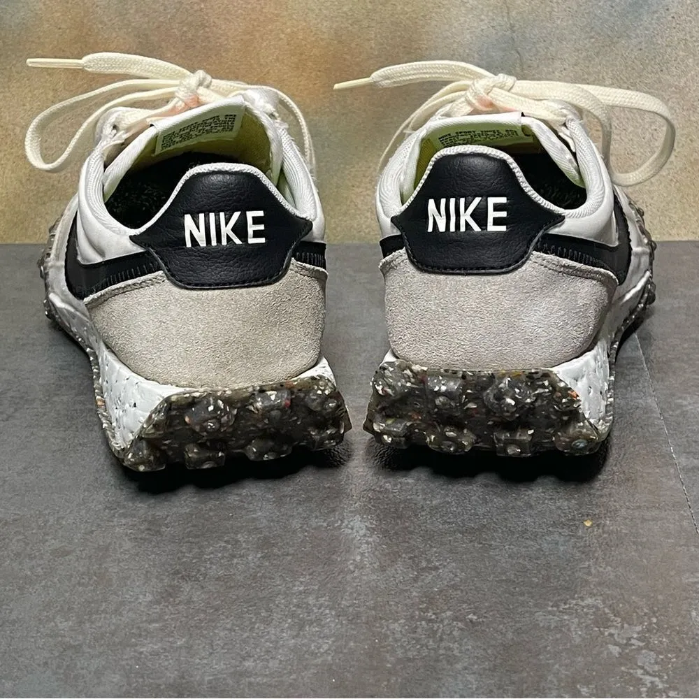 Nike Waffle Racer Crater CT1983-104 White/Black Women's Sneakers Size 10M - Image 5