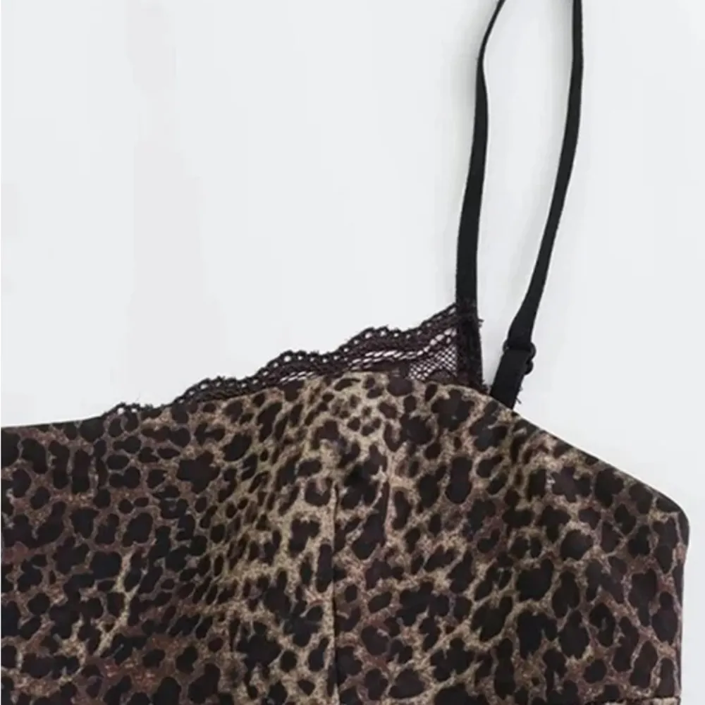 Zara leopard bow tank - Image 2