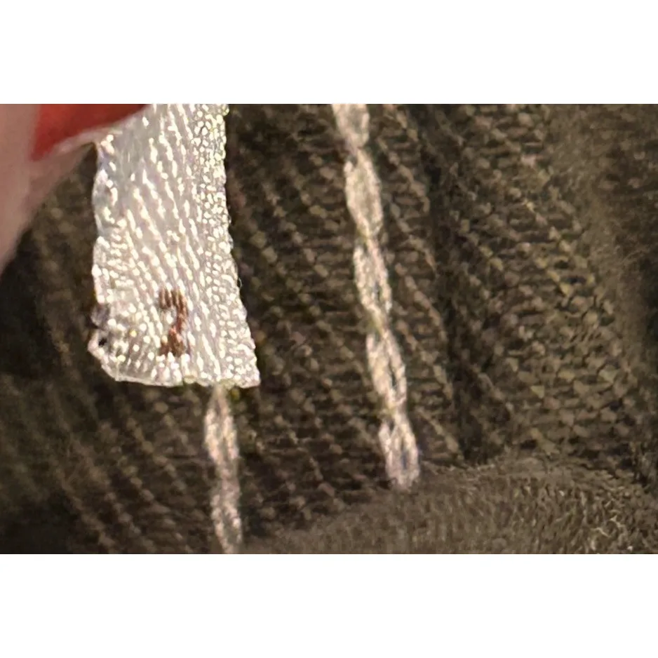 Free People Green In‎ The Grass Paper Waist Skirt Army Size 2 EUC - Image 5