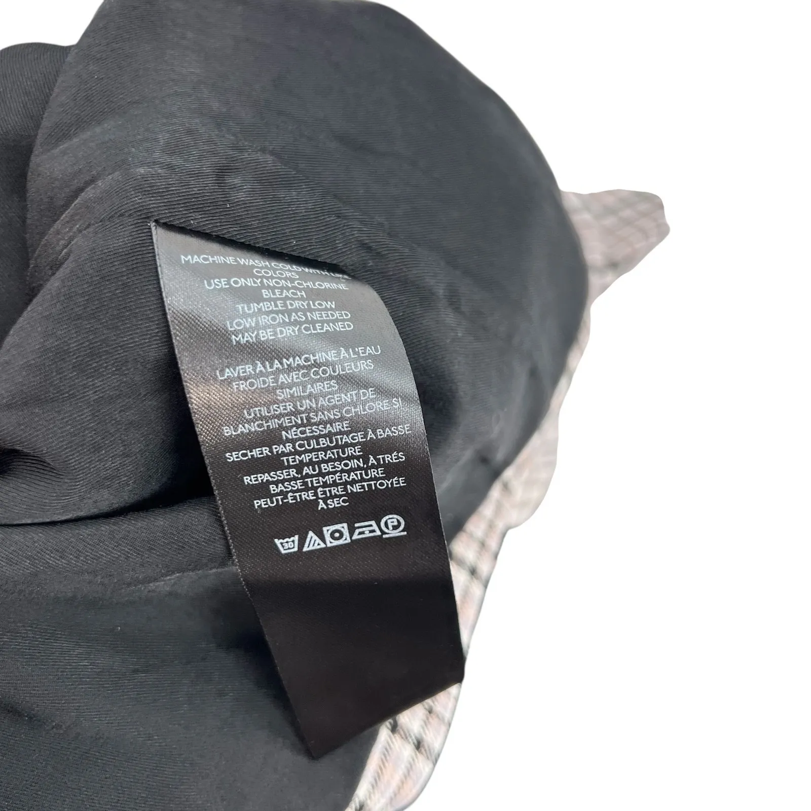 Free People  Cali Plaid Blazer Jacket Gray Neutral‎ Size Large - Image 15