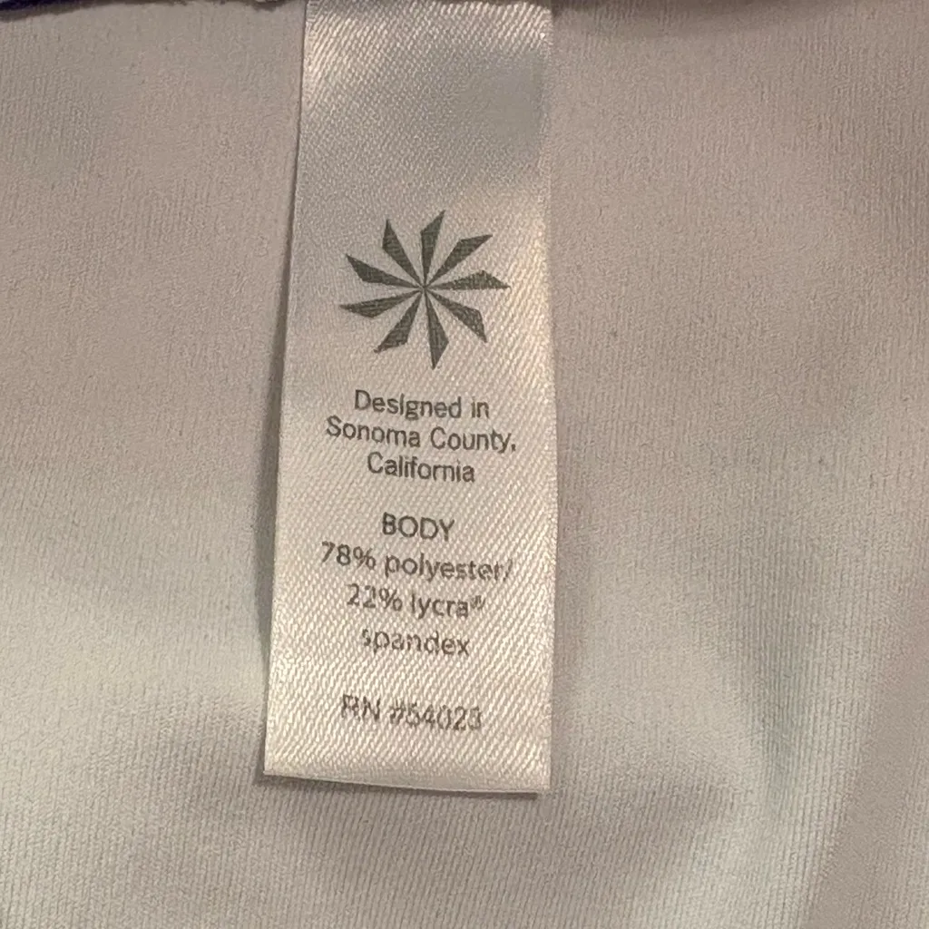 Athleta Cropped Leggings Hypersonic Sonar Floral Watercolor Athletic Workout - Image 8