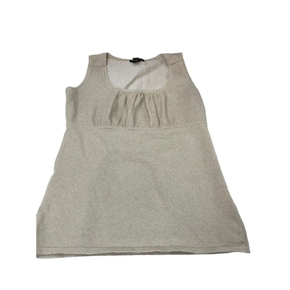 Alfani  size medium gold shiny top - Image 3