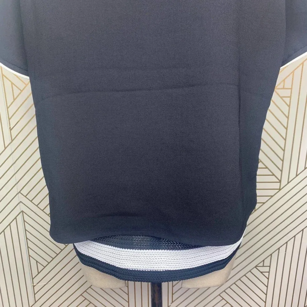 Scotch & Soda Class‎ Of 76 Varsity Layered Jersey Top Black Size US Medium - Image 10