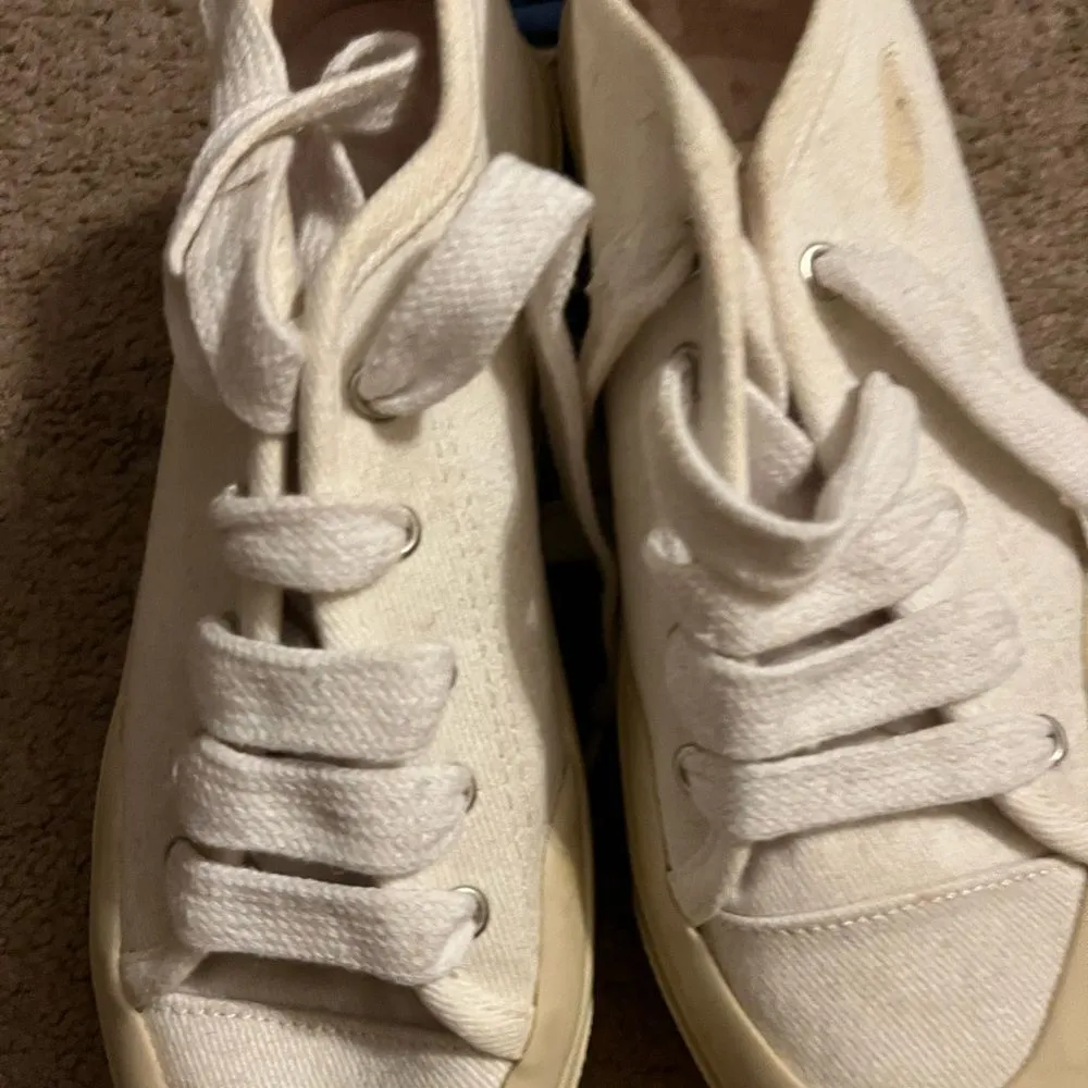 ZARA  white platform shoes 39 - Image 3