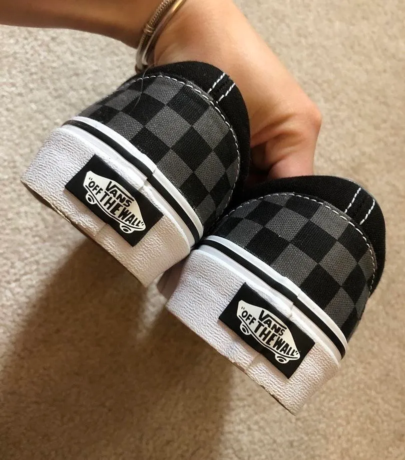 Vans Checkerboard Slip-On Checkered Sneakers - Image 4