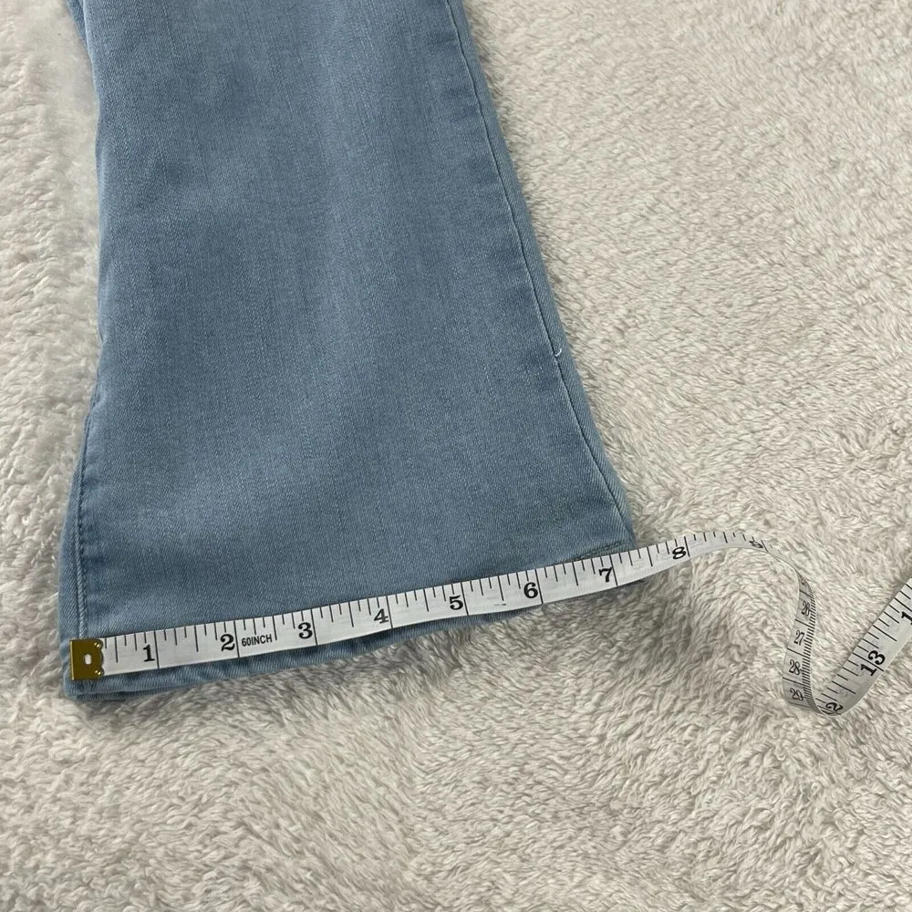 NYDJ Marilyn Straight Crop Jeans Womens 6‎ Blue Cool Embrace Lift Tuck Mid Rise - Image 9