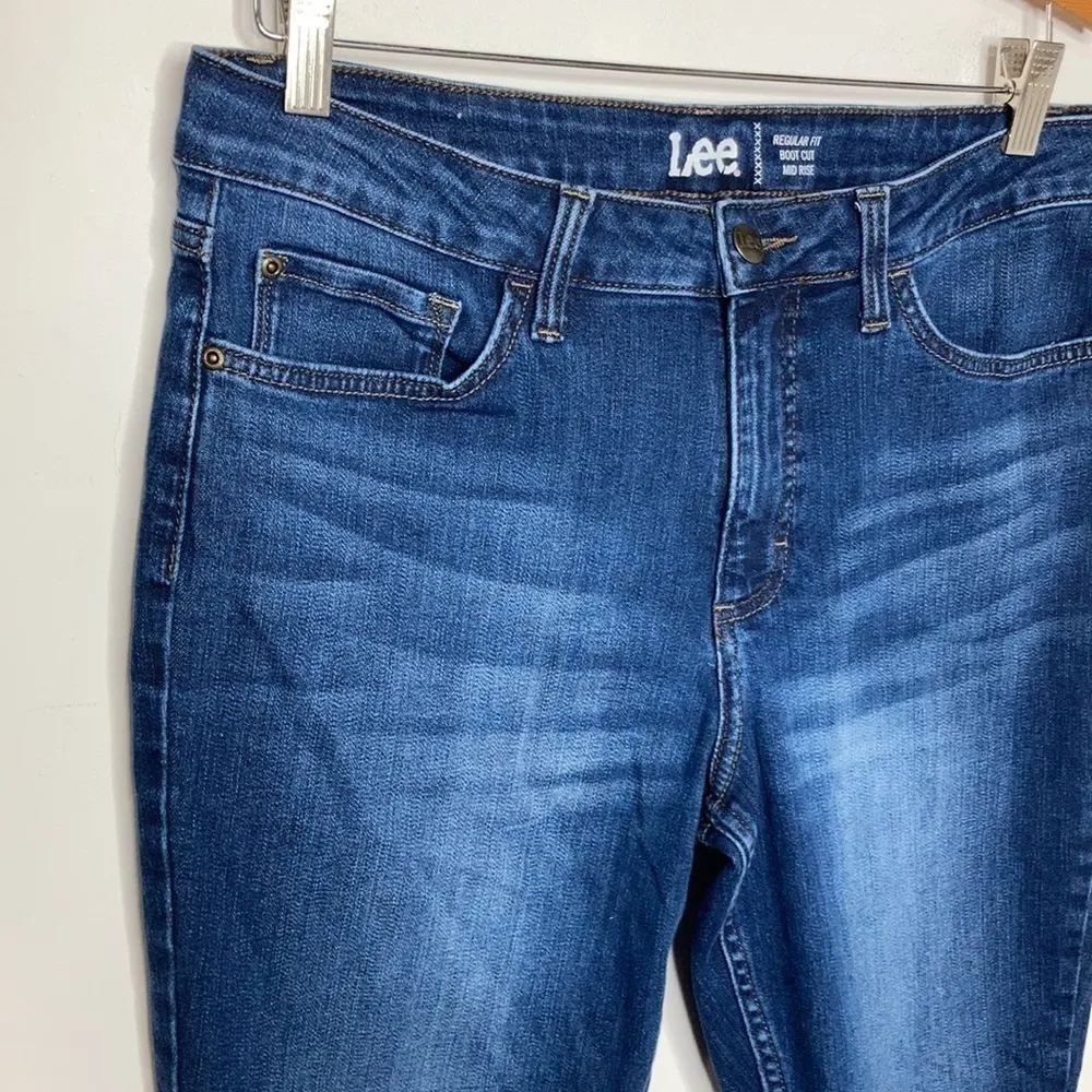 Lee regular fit boot cut mid rise‎ Jeans size 12 - Image 2