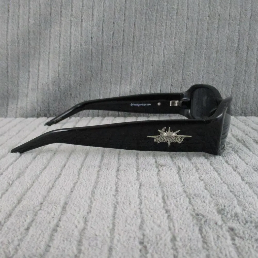 New Divine Eyewear Honey Black/Polarized Smoke Women's Sunglasses NWT Black - Image 6