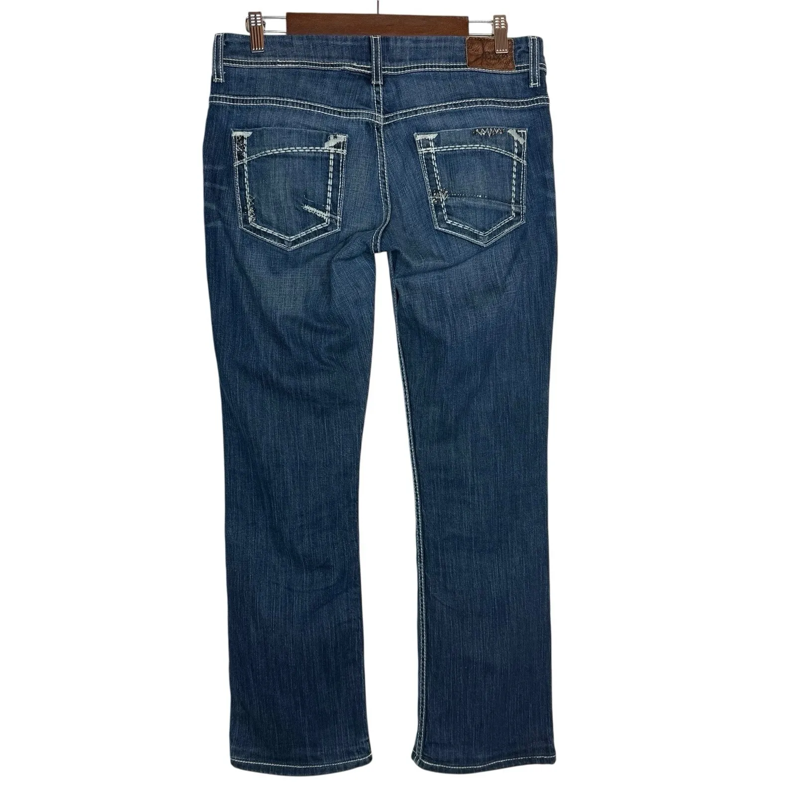 BKE Payton Boot Stretch Mid Rise Dark Wash Jeans 29 *Different Inseams 28" & 29" - Image 4