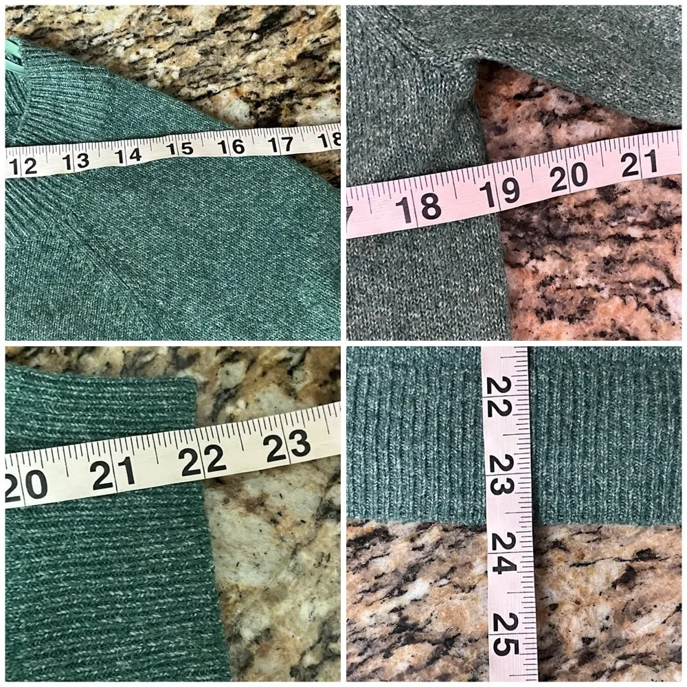 ONLY ONLRICA Kelly Green Knit Pullover Sweater | Forest Fairy Preppy Old Money S - Image 6