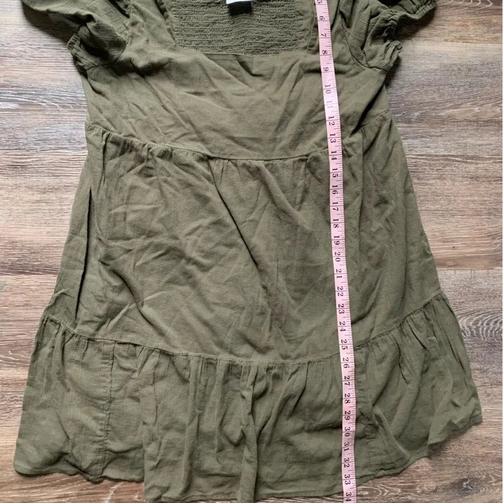 Abound Green Short Sleeved Mini Dress M - Image 4